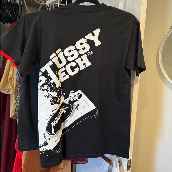 STUSSY GRAPHIC TEE, black and white, unisex S - Picture 2 of 6